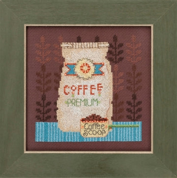 DIY Mill Hill Coffee Grounds Counted Cross Stitch Kit