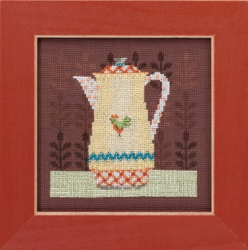 DIY Mill Hill Coffee Server Counted Cross Stitch Kit