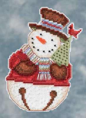 DIY Mill Hill Frank Snowbell Christmas Counted Cross Stitch Kit
