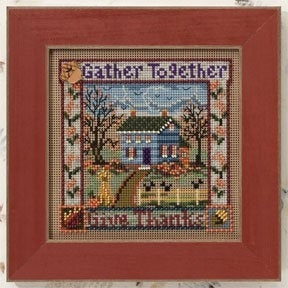 DIY Mill Hill Gather Together Fall Counted Cross Stitch Kit