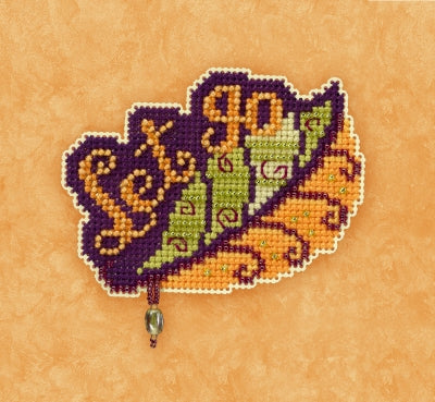 DIY Mill Hill Let Go Leaf Fall Counted Cross Stitch Magnet Kit