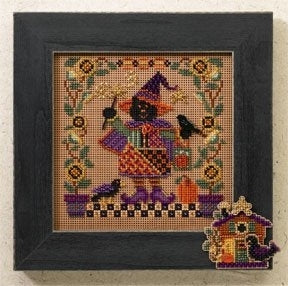 DIY Mill Hill Magic Wanda Halloween Counted Cross Stitch Kit