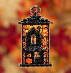 DIY Mill Hill Moonstruck Manor Halloween Counted Cross Stitch Magnet Kit