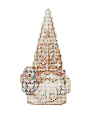 Gnome Stamped Cross Stitch Kits - Needlepoint Counted Cross Stitch