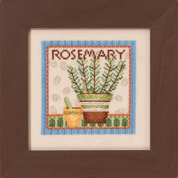 DIY Mill Hill Rosemary Herb Spring Garden Beaded Cross Stitch Picture Kit