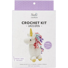 Load image into Gallery viewer, DIY Starry Unicorn Kids Intermediate Crochet Kit School Craft