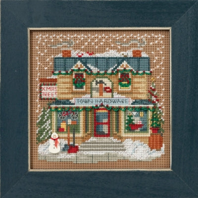 DIY Mill Hill Town Hardware Christmas Counted Cross Stitch Kit