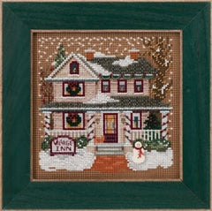 DIY Mill Hill Village Inn Christmas Counted Cross Stitch Kit