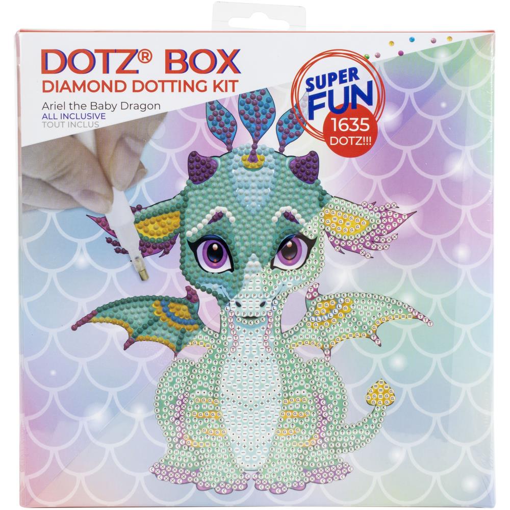 DIY Diamond Dotz Ariel the Baby Dragon Kids Craft Box Kit