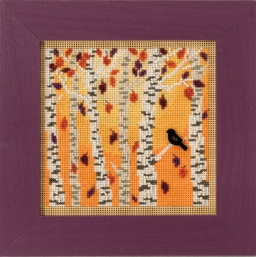 DIY Mill Hill Autumn Woods Halloween Counted Cross Stitch Kit