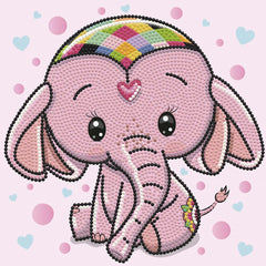 DIY Diamond Dotz Baby Princess Elephant Kids Craft Box Kit