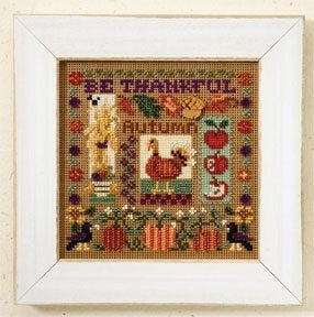 DIY Mill Hill Be Thankful Halloween Counted Cross Stitch Kit
