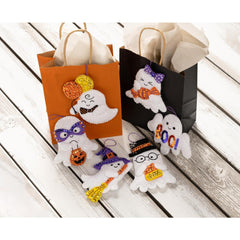 DIY Bucilla Boo Buddies Ghost Halloween Felt Ornament Kit 89714