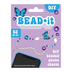DIY Butterfly Bead It Phone Charm or Bracelet Kit Kids Craft Gift
