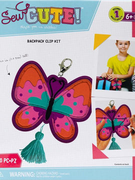 Craft 'n Stitch Butterfly Crafts Gift Box for Kids Ages 7-9