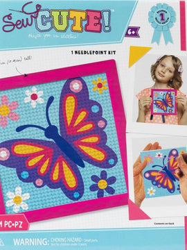 Craft 'n Stitch Butterfly Crafts Gift Box for Kids Ages 10-12