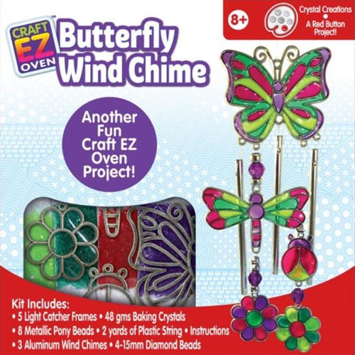 DIY Craft EZ Oven Butterfly Wind Chime Suncatcher Kit