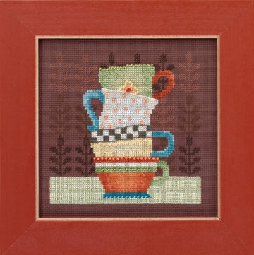 DIY Mill Hill Coffee Cups Mugs Counted Cross Stitch Kit