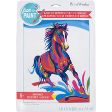 Load image into Gallery viewer, DIY Paint Works Colorful Horse Kids Paint by Number Craft Kit