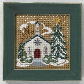 DIY Mill Hill Country Church Christmas Counted Cross Stitch Kit