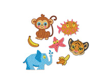 Load image into Gallery viewer, DIY Krafty Kids Creature Fun Diamond Art Sticker Facet Bead Craft Kit