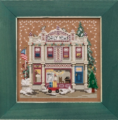 DIY Mill Hill Daily News Christmas Counted Cross Stitch Kit