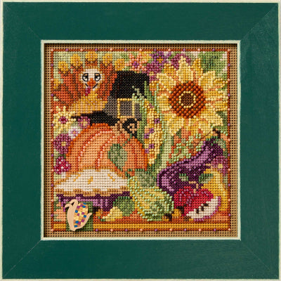 DIY Mill Hill Fall Collage Halloween Counted Cross Stitch Kit