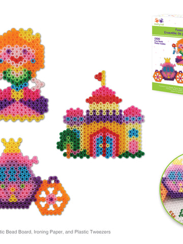 DIY Krafty Kids Fairytale Princess Kids Fused Bead Ironing Craft Kit
