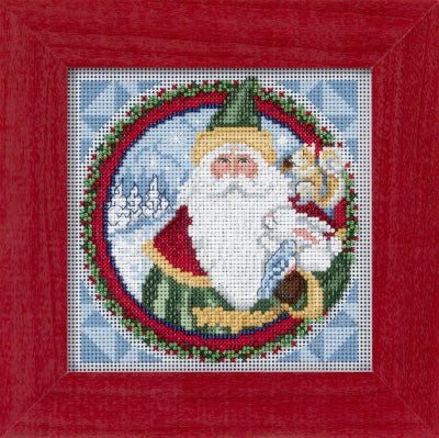 DIY Mill Hill Father Christmas Santa Wizard Counted Cross Stitch Kit
