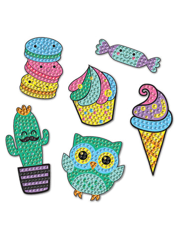 DIY Krafty Kids Frenzy Candy Diamond Art Sticker Facet Bead Craft Kit