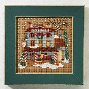 DIY Mill Hill General Store Christmas Counted Cross Stitch Kit