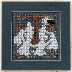 DIY Mill Hill Ghost Dance Halloween Counted Cross Stitch Kit