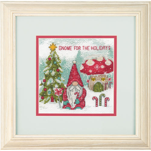 DIY Dimensions Gnome for the Holidays Christmas Counted Cross Stitch Kit 08960