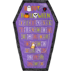 DIY Bucilla Halloween Countdown Coffin Felt Calendar Kit 89728