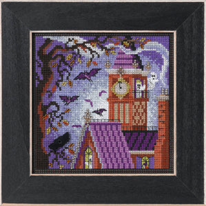 DIY Mill Hill Haunted Tower Halloween Counted Cross Stitch Kit