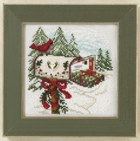 DIY Mill Hill Holiday Delivery Christmas Counted Cross Stitch Kit