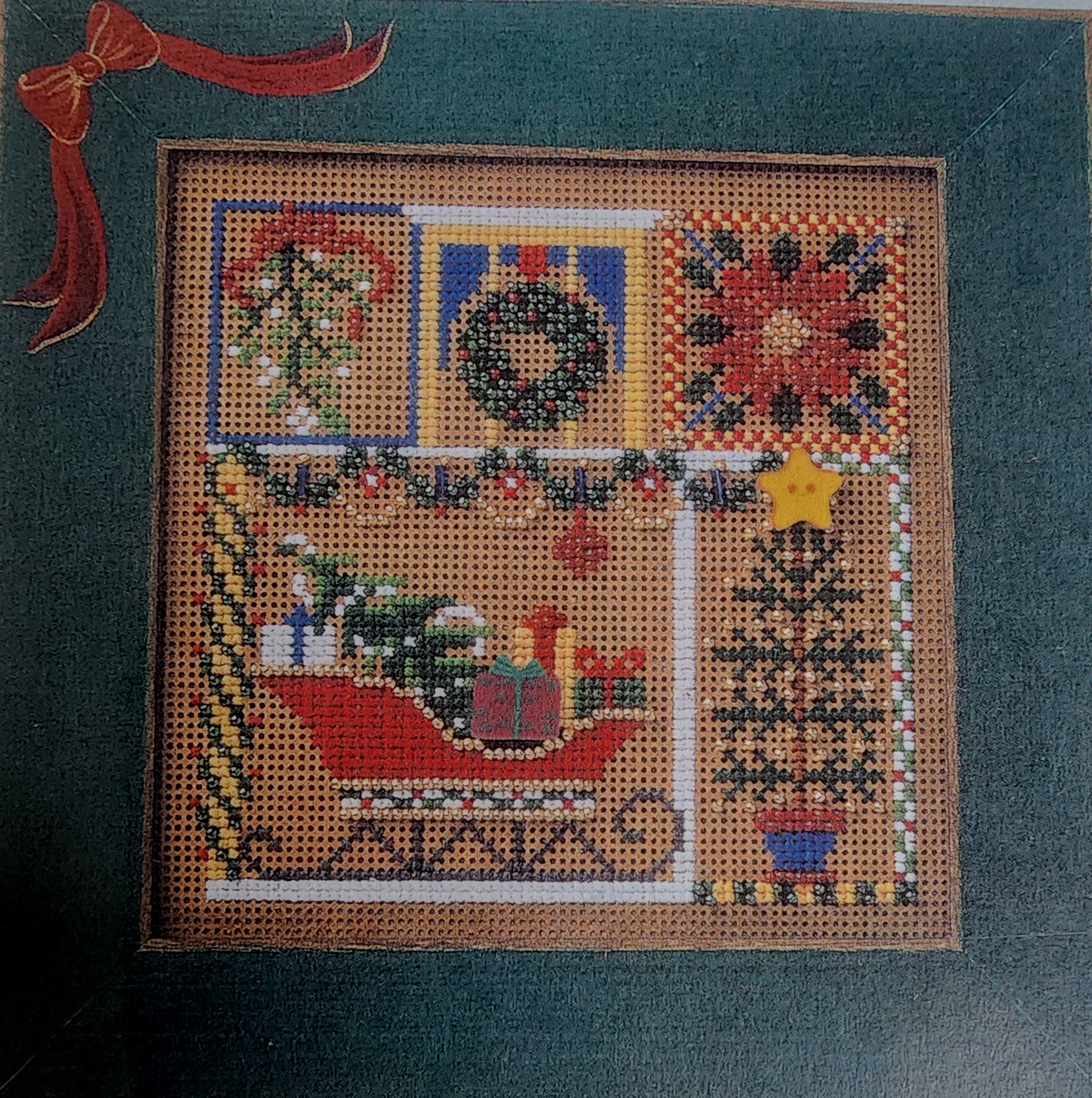 DIY Mill Hill Holiday Greetings Christmas Counted Cross Stitch Kit