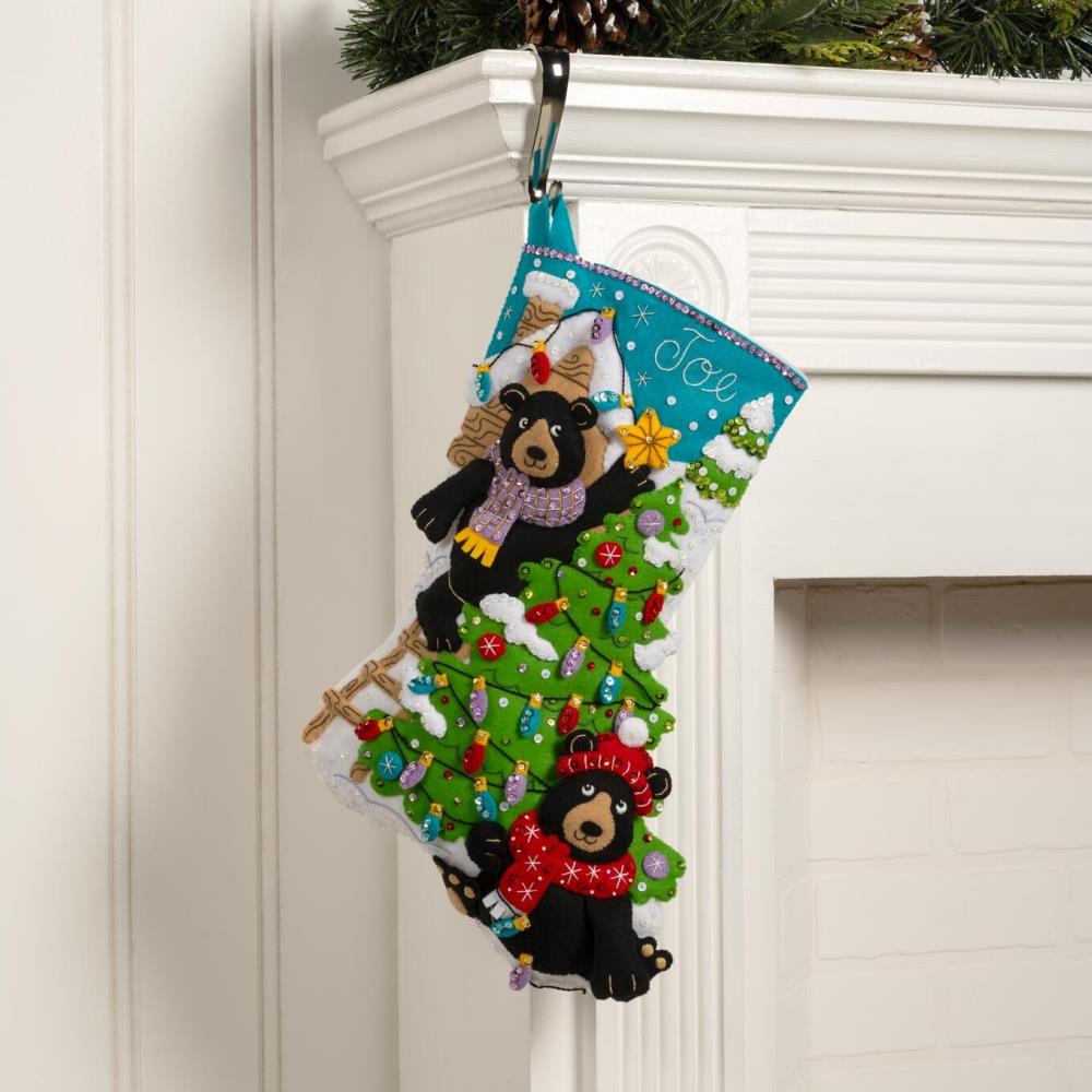 Weekend Kits Blog: Bucilla Felt Christmas Stocking Kits - New Selection!