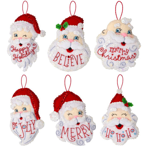 DIY Christmas Decor, Bucilla Felt Ornaments Kit Cozy Christmas The Cutest  Ornaments! Part 3 