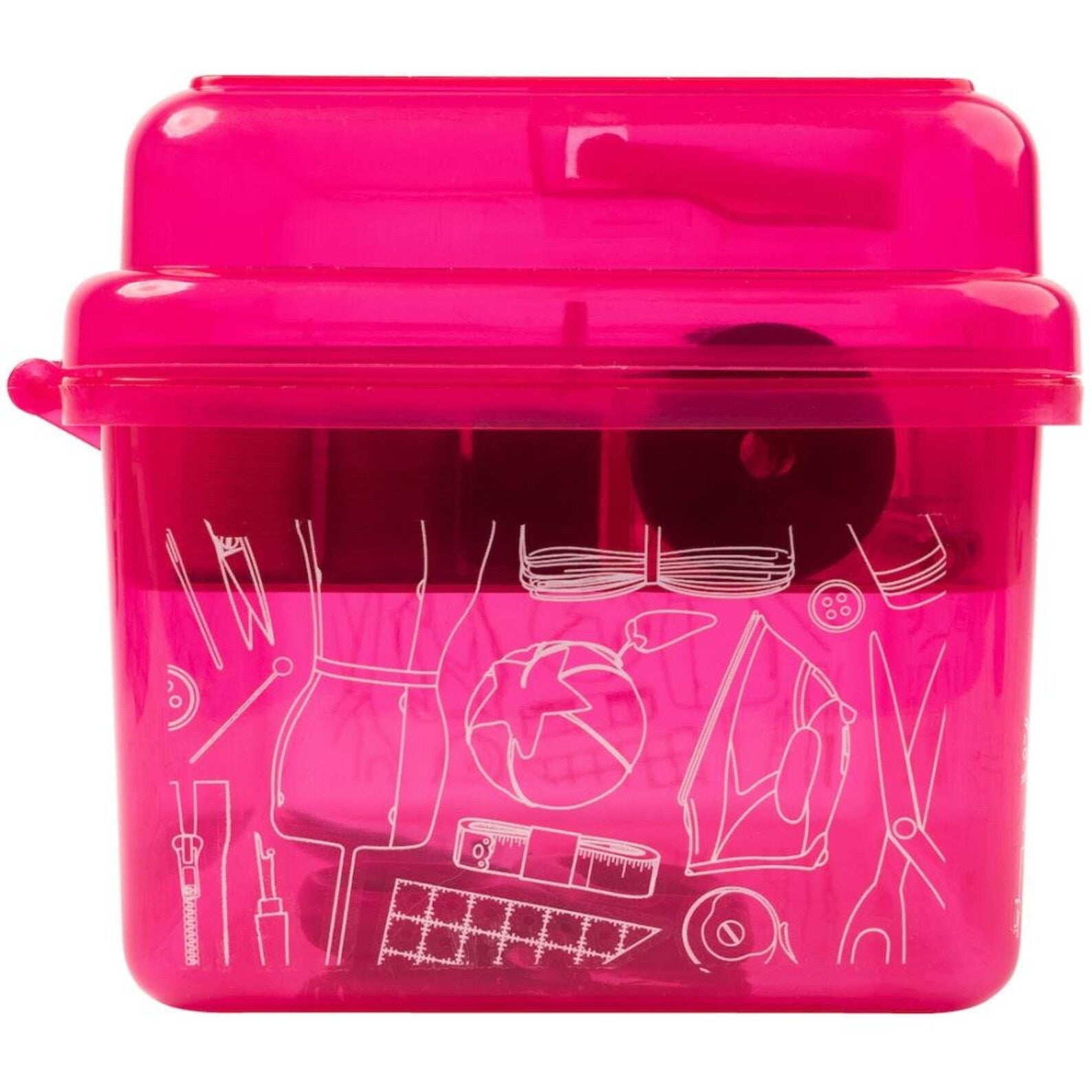 Singer Sewers Companion 174 piece Pink Sewing Box Organizer Kit Gift
