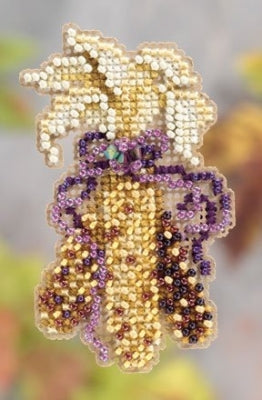 DIY Mill Hill Indian Corn Halloween Counted Cross Stitch Magnet Kit