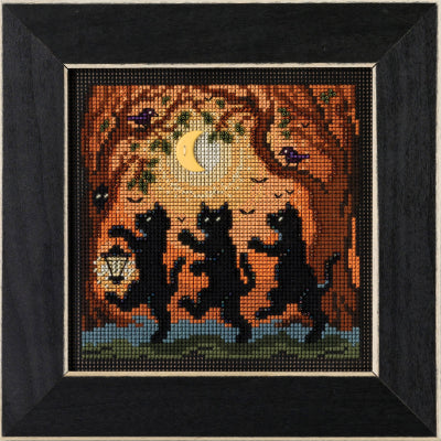 DIY Mill Hill Into the Woods Halloween Glow Counted Cross Stitch Kit
