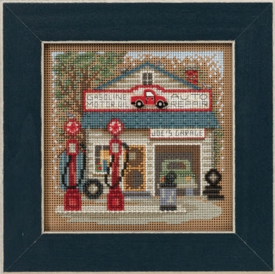 DIY Mill Hill Joes Garage Spring Counted Cross Stitch Kit
