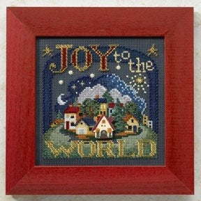 DIY Mill Hill Joy to the World Christmas Song Counted Cross Stitch Kit