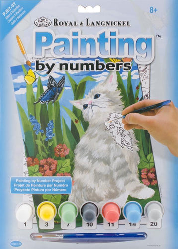 DIY Royal & Langnickel Kitten & Butterflies Kids Paint by Number Kit