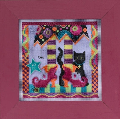 DIY Mill Hill Magic Shows Halloween Witch Counted Cross Stitch Kit