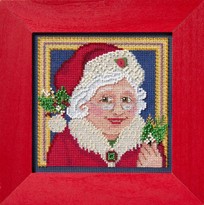 DIY Mill Hill Mrs Claus Christmas Counted Cross Stitch Kit