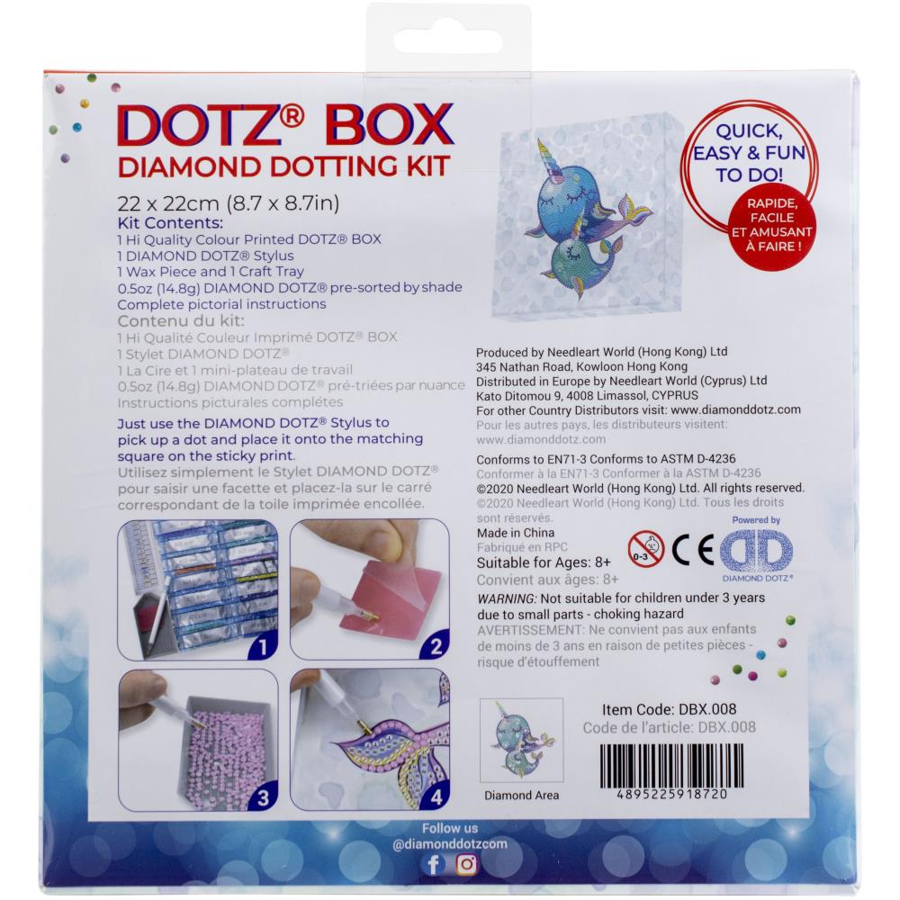 DIY Diamond Dotz Narwhal Dreams Kids Craft Box Kit