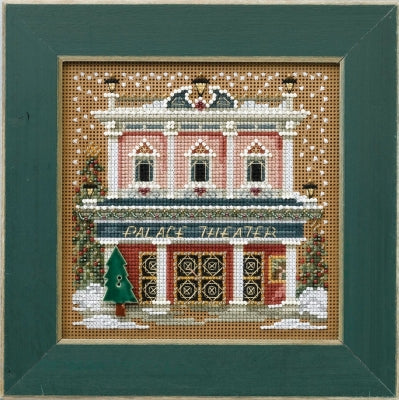 DIY Mill Hill Palace Theater Christmas Counted Cross Stitch Kit