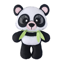 Load image into Gallery viewer, DIY Panda Bear Kids Beginner Felt Softies Kit School Craft